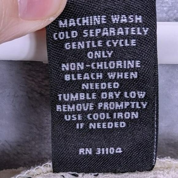 Vintage Y2K New Directions Shirt Womens Extra Large Off White Boho Floral Fairy - Picture 6 of 6